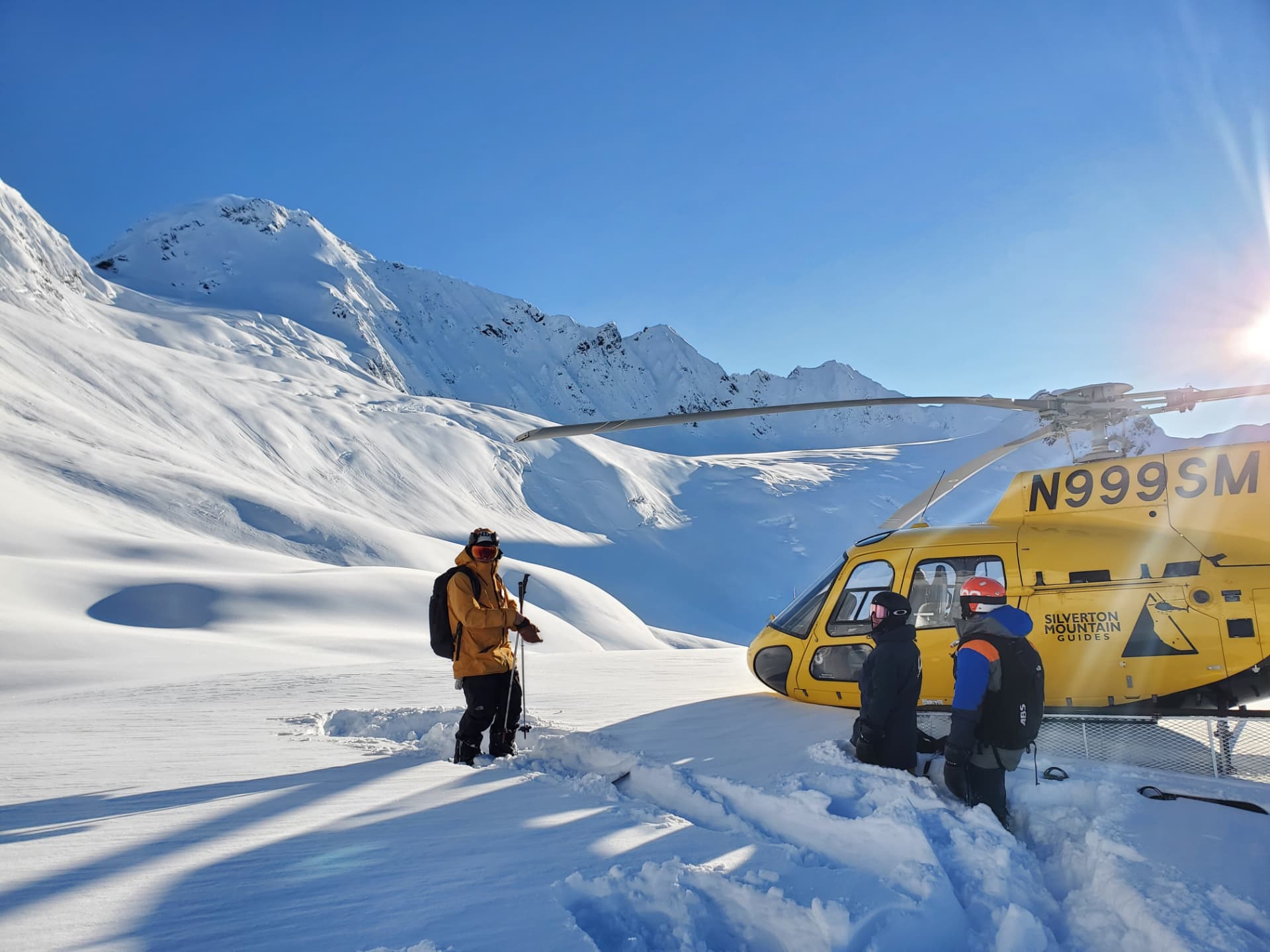 SMG guides with guests in the Northern Chugach